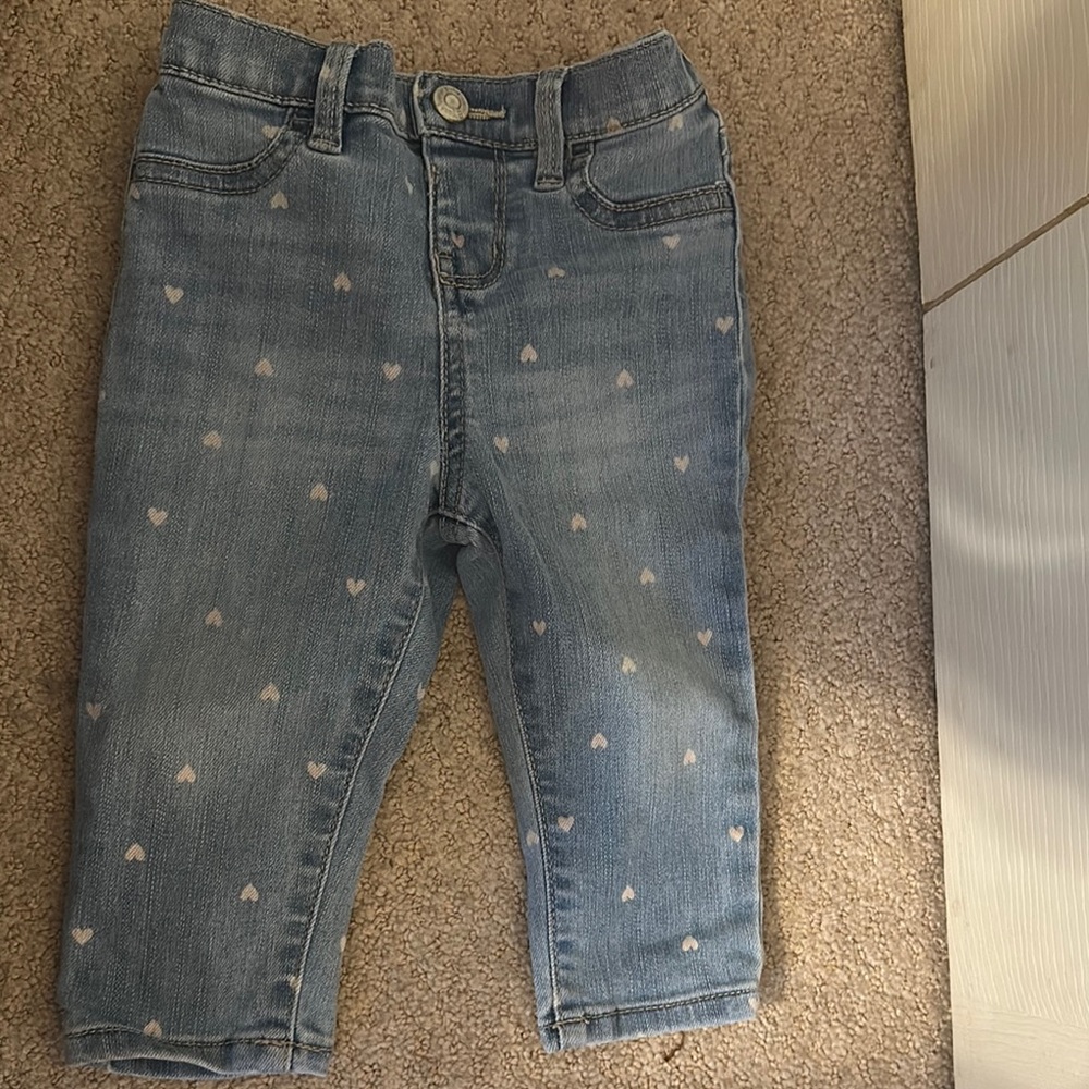 Oshkosh Denim jeans for baby with heart design